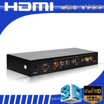HDMI in VGA and Ypbpr output with L/R converter box